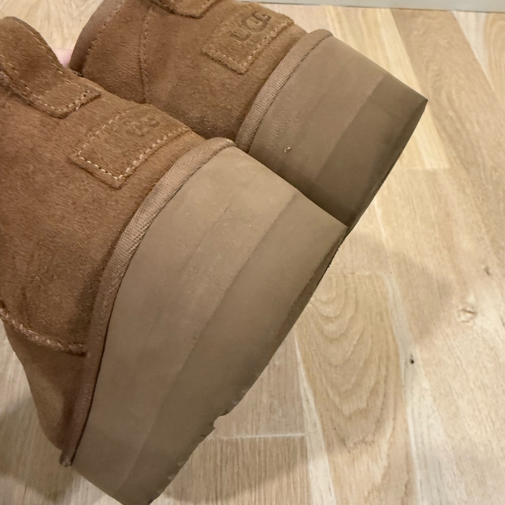 UGG Women's Tan chestnut Ulta mini Platform Boots - Picture 14 of 16